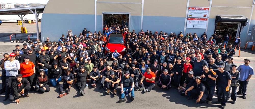Un million de voitures produit par Tesla depuis 2003…