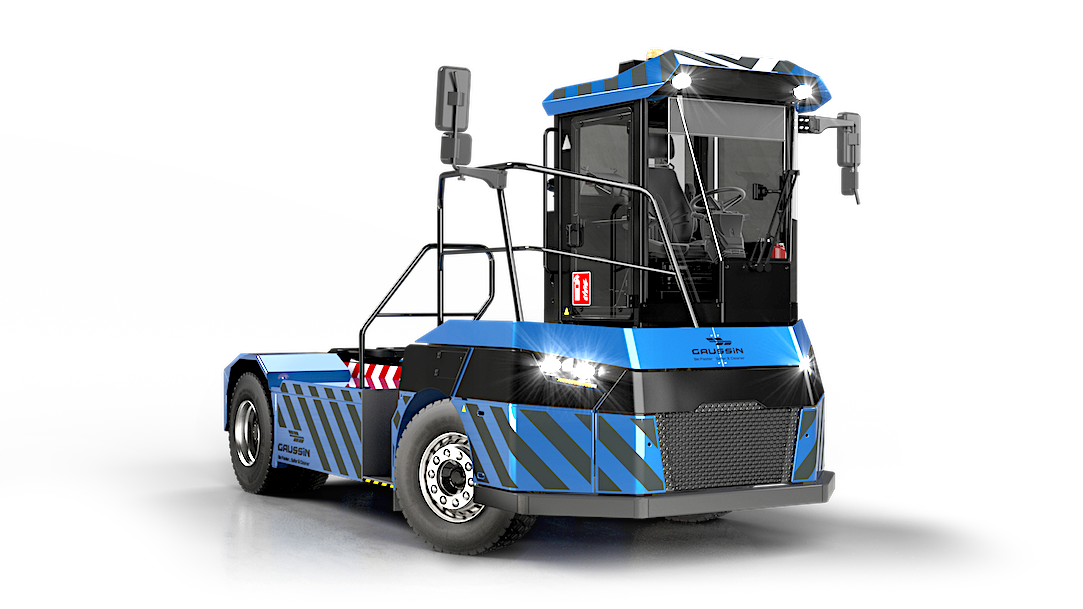 Seulement dix kilos d'hydrogène par jour pour tracter 75 tonnes avec le nouveau tracteur Gaussin ! Seulement dix kilos d'hydrogène par jour pour tracter 75 tonnes avec le nouveau tracteur Gaussin !